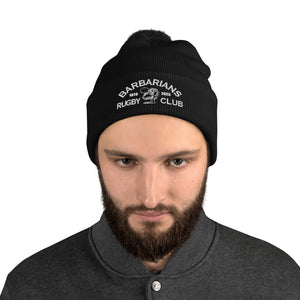 Rugby Imports Binghamton Barbarians Rugby Pom-Pom Beanie