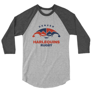Rugby Imports Denver Harlequins Rugby Raglan 3/4 Sleeve Tee