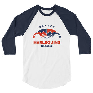 Rugby Imports Denver Harlequins Rugby Raglan 3/4 Sleeve Tee