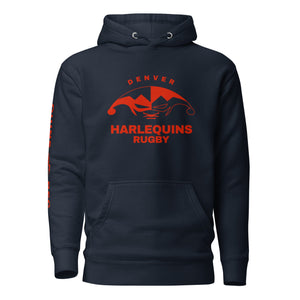 Rugby Imports Denver Harlequins Rugby Retro Hoodie