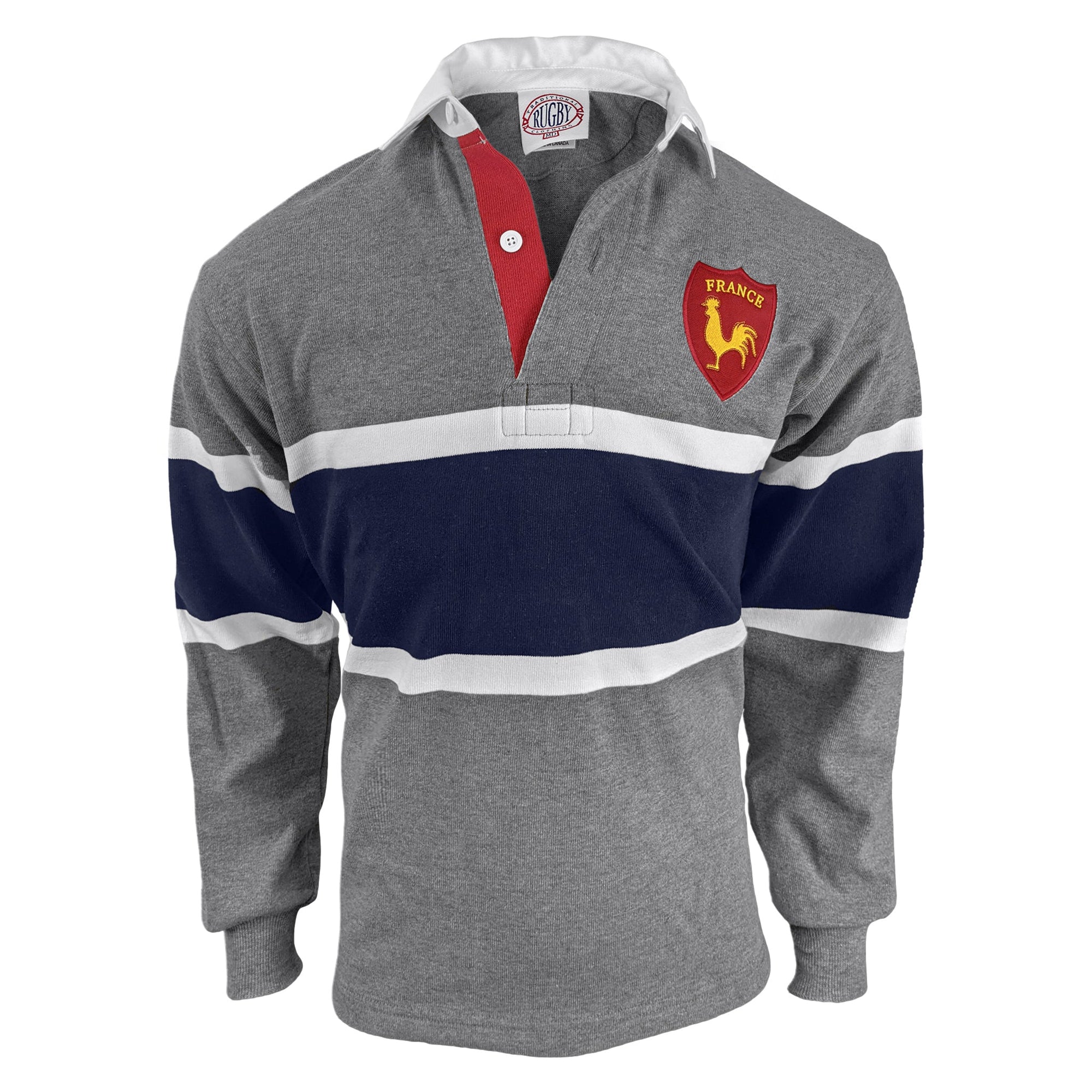 Rugby Imports France Oxford Stripe Rugby Jersey