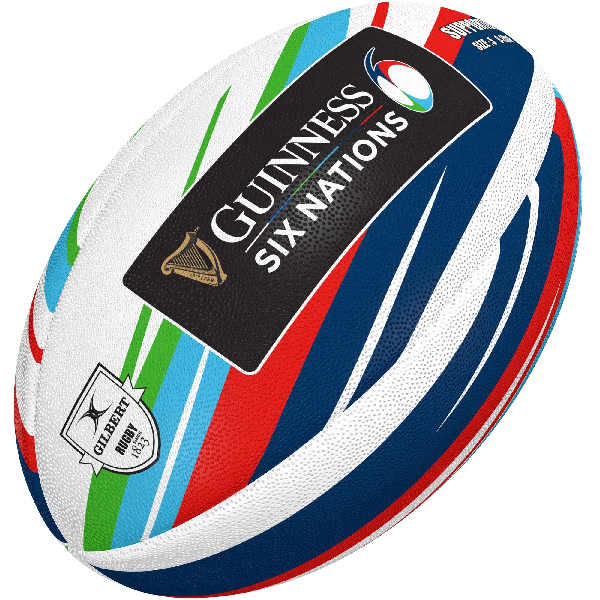 Rugby Imports Guinness 6 Nations Supporter Rugby Ball