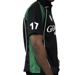 Rugby Imports Guinness®️ Black & Green Signature Rugby Jersey