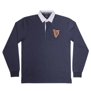 Rugby Imports Guinness Navy Long Sleeve Rugby Shirt