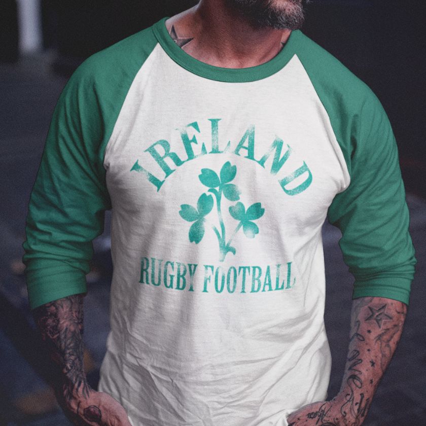 Rugby Imports Ireland Rugby LS Raglan T-Shirt