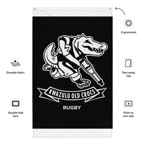 Rugby Imports KwaZulu Old Crocs Wall Flag