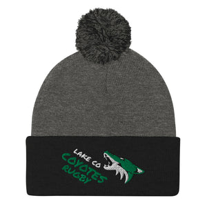 Rugby Imports Lake Co Coyotes Pom Beanie