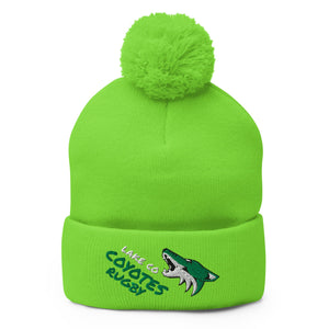 Rugby Imports Lake Co Coyotes Pom Beanie