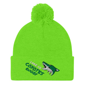 Rugby Imports Lake Co Coyotes Pom Beanie