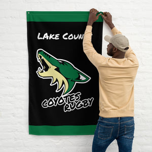 Rugby Imports Lake Co Coyotes Wall Flag