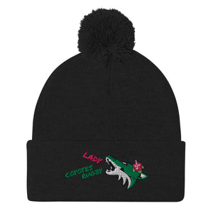 Rugby Imports Lake Co Lady Coyotes Pom Beanie