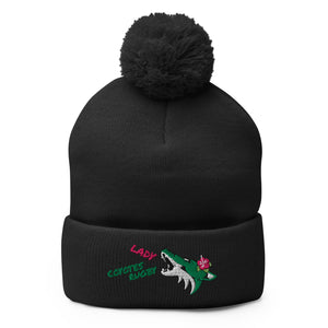 Rugby Imports Lake Co Lady Coyotes Pom Beanie