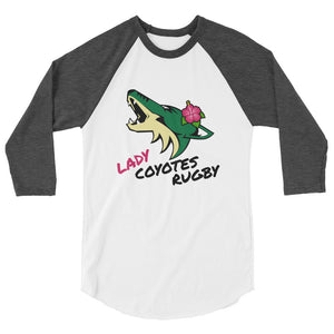 Rugby Imports Lake Co Lady Coyotes Raglan 3/4 Sleeve Tee