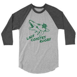 Rugby Imports Lake Co Lady Coyotes Raglan 3/4 Sleeve Tee