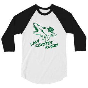 Rugby Imports Lake Co Lady Coyotes Raglan 3/4 Sleeve Tee