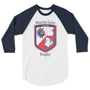 Rugby Imports Macon Love Rugby Raglan 3/4 Sleeve Tee