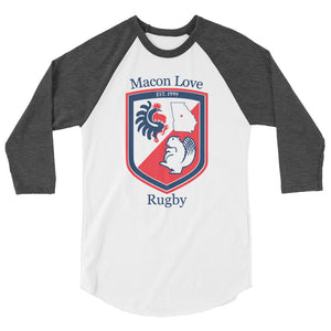 Rugby Imports Macon Love Rugby Raglan 3/4 Sleeve Tee
