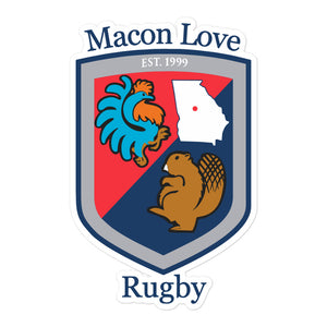 Rugby Imports Macon Love Rugby Stickers