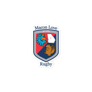 Rugby Imports Macon Love Rugby Stickers