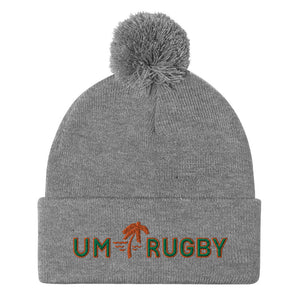 Rugby Imports Miami Hurricanes Rugby Pom-Pom Beanie