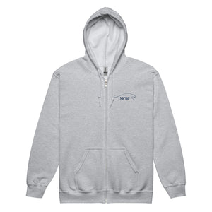 Rugby Imports Middlebury Rugby Heavy Blend Zip Hoodie