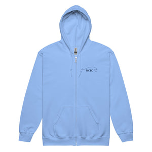 Rugby Imports Middlebury Rugby Heavy Blend Zip Hoodie