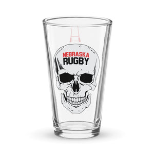 Rugby Imports Nebraska Rugby Pint Glass