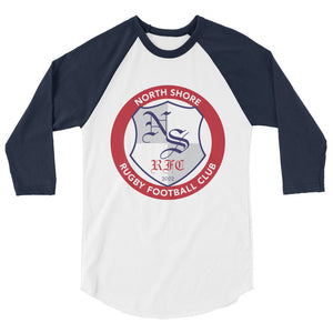 Rugby Imports North Shore RFC Raglan 3/4 Sleeve Tee