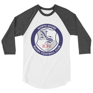 Rugby Imports North Shore RFC Raglan 3/4 Sleeve Tee
