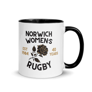 Rugby Imports Norwich Women's Rugby 40 Years Coffee Mug