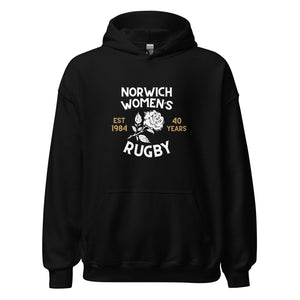 Rugby Imports Norwich Women's Rugby 40 Years Heavy Blend Hoodie