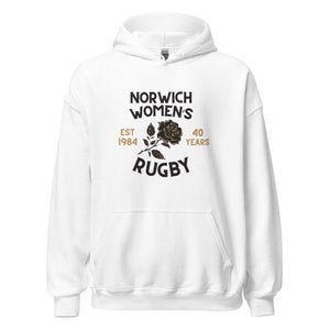 Rugby Imports Norwich Women's Rugby 40 Years Heavy Blend Hoodie