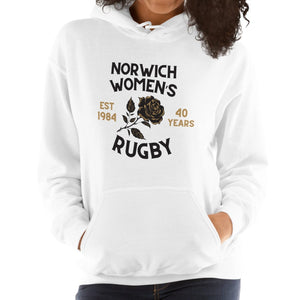 Rugby Imports Norwich Women's Rugby 40 Years Heavy Blend Hoodie