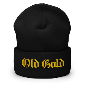 Rugby Imports Old Gold RFC Cuffed Beanie