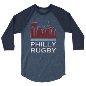 Rugby Imports Philly Rugby Raglan 3/4 Sleeve Tee