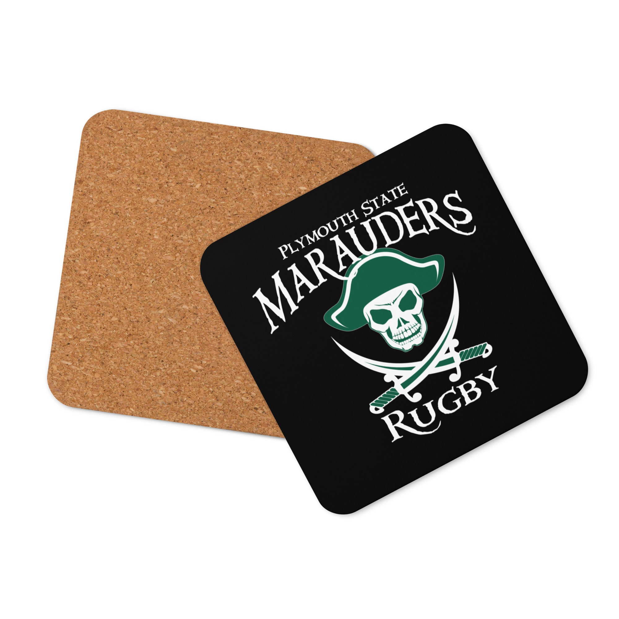 Rugby Imports Plymouth State WRFC Cork-Back Coaster