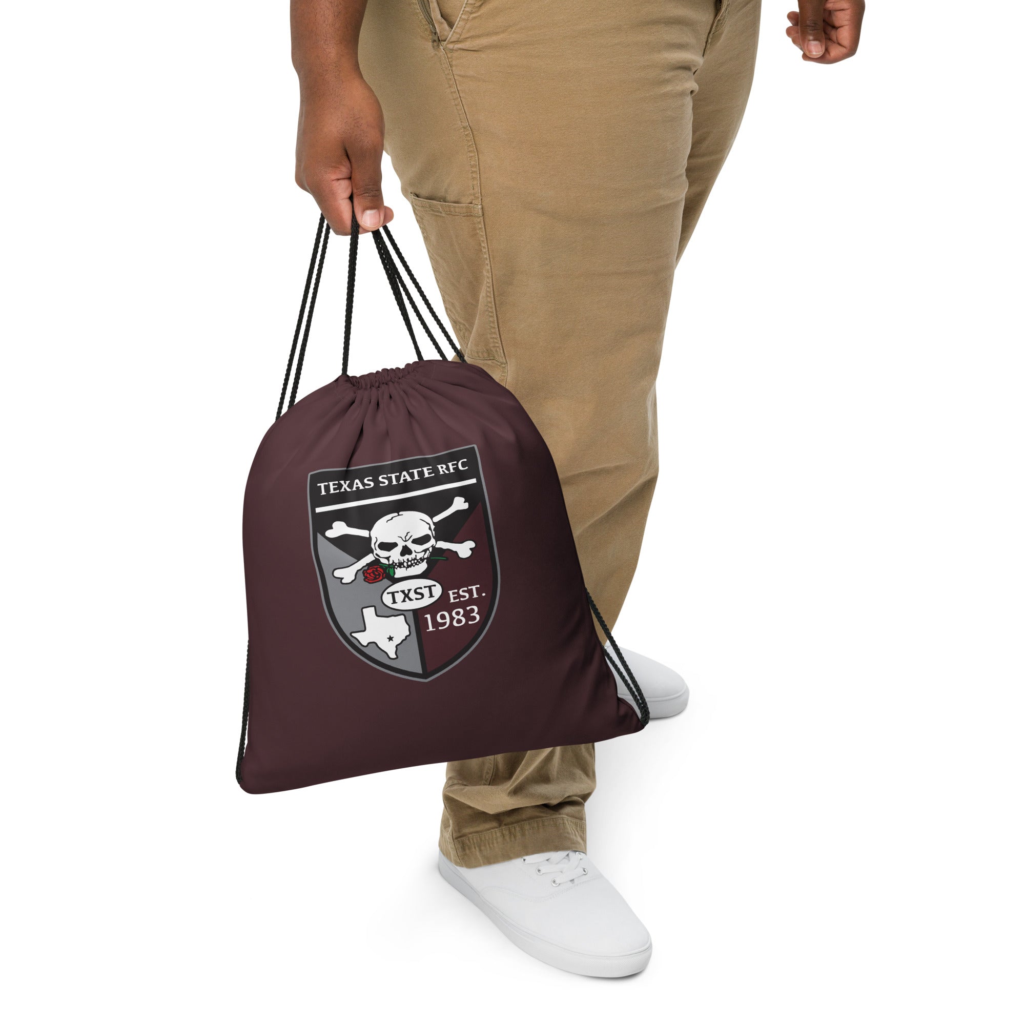 Rugby Imports Texas State Rugby Drawstring Bag