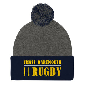 Rugby Imports UMass Dartmouth Rugby Pom Beanie