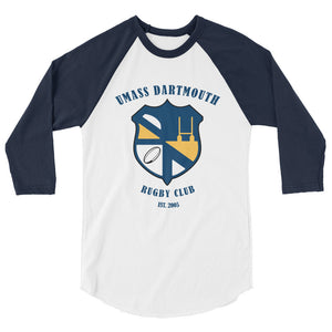Rugby Imports UMass Dartmouth Rugby Raglan 3/4 Sleeve Tee