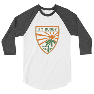 Rugby Imports UMiami Rugby Raglan 3/4 Sleeve Tee