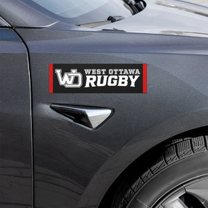 Rugby Imports West Ottawa Rugby Car Magnet