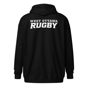 Rugby Imports West Ottawa Rugby Heavy Blend Zip Hoodie