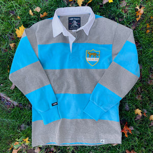Rugby Imports Argentina Grey Hoops Rugby Jersey