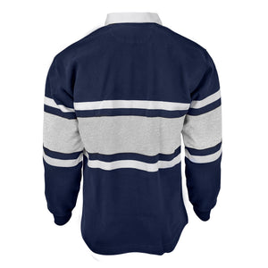 Rugby Imports Barbarian Traditional Collegiate Stripe Rugby Jersey