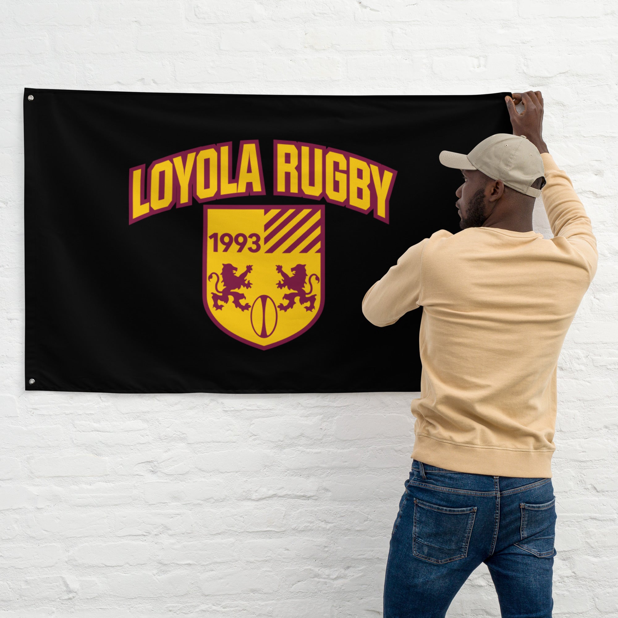 Rugby Imports Loyola Rugby Wall Flag