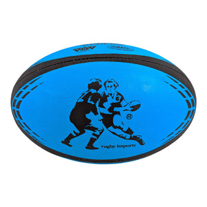 Rugby Imports Gilbert G-TR4000 Neon Rugby Training Ball - Blue