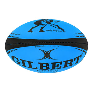 Rugby Imports Gilbert G-TR4000 Neon Rugby Training Ball - Blue