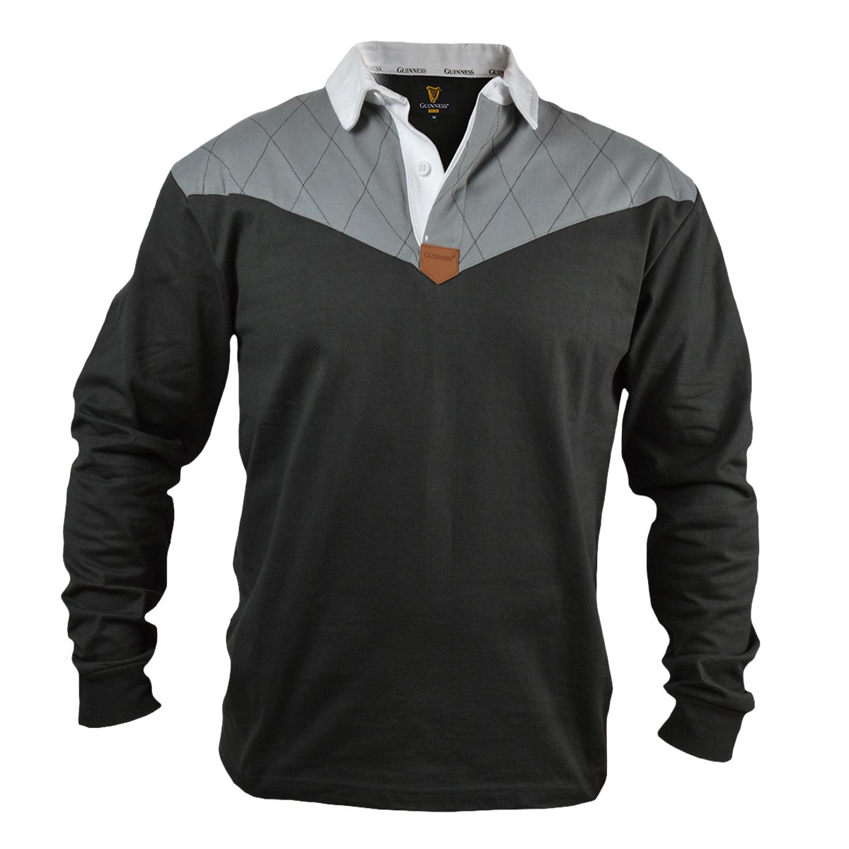 Rugby Imports Guinness Heritage Charcoal Rugby Jersey