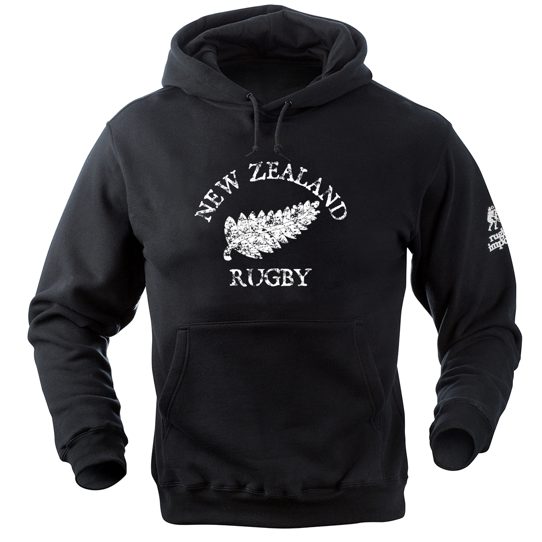 Rugby Imports New Zealand Rugby Logo Hoodie