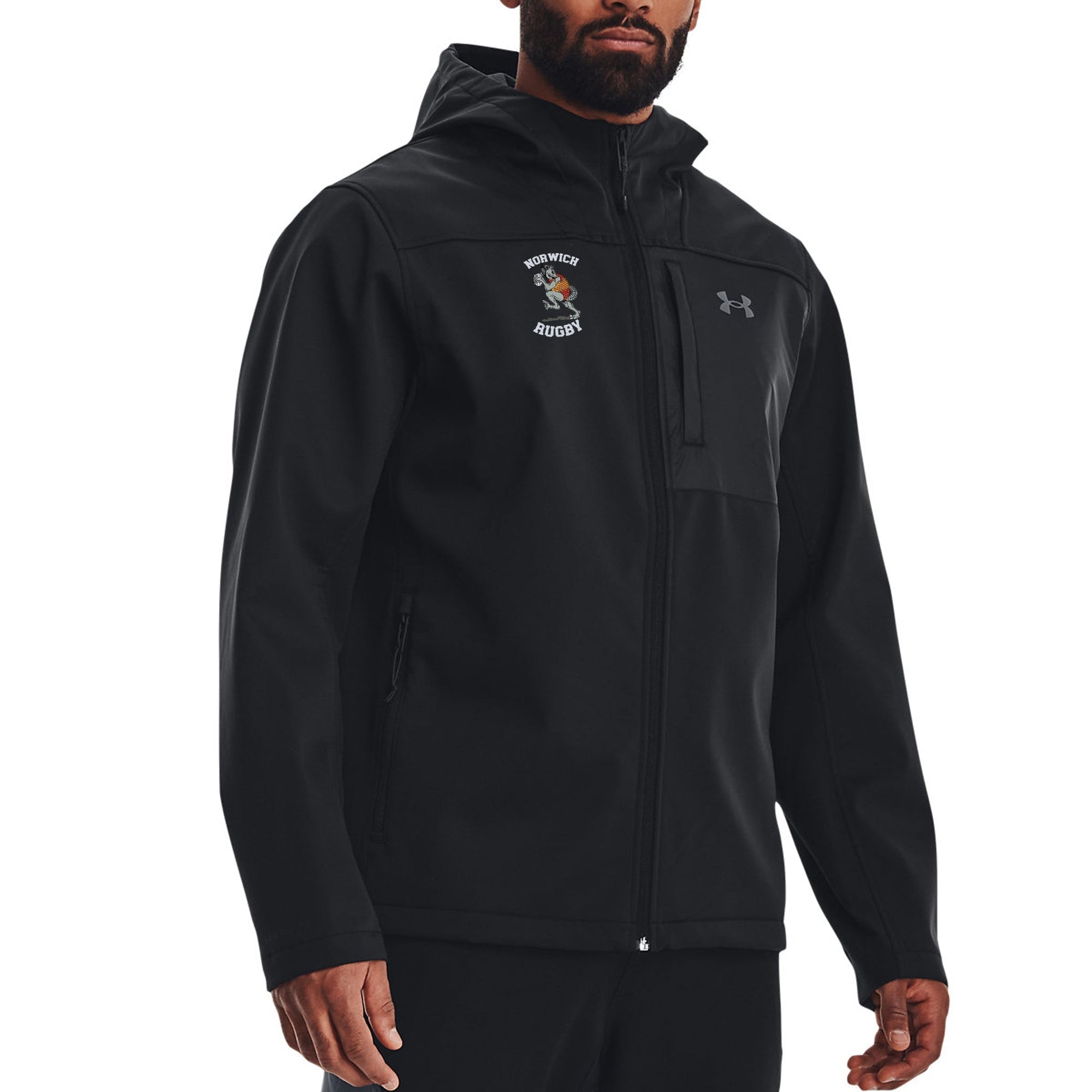 Rugby Imports Norwich Rugby Coldgear Hooded Infrared Jacket